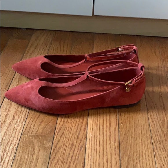 tory burch ashton t-strap flat - Picture 4 of 7